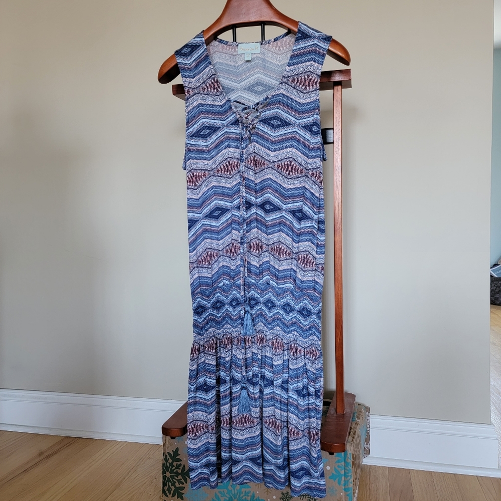 Veronica M sleeveless smocked dress